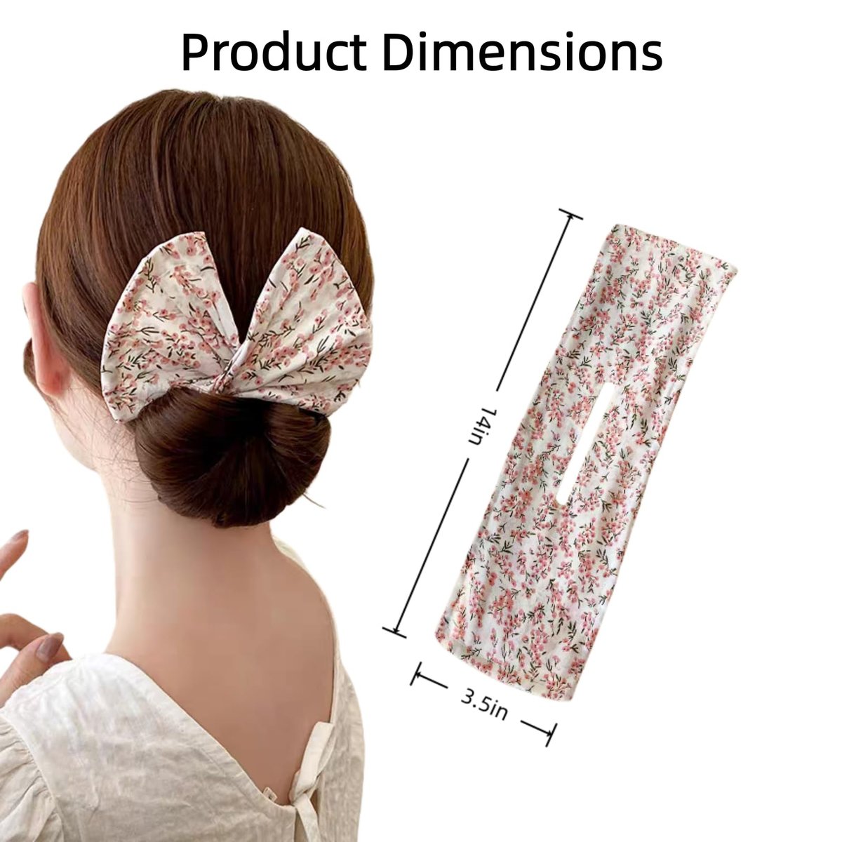 5 Pcs Hair Bun Maker - Twist Bun Clips for Women & Kids, Messy Bun Shaper for Long Thick or Thin Hair - görsel 7