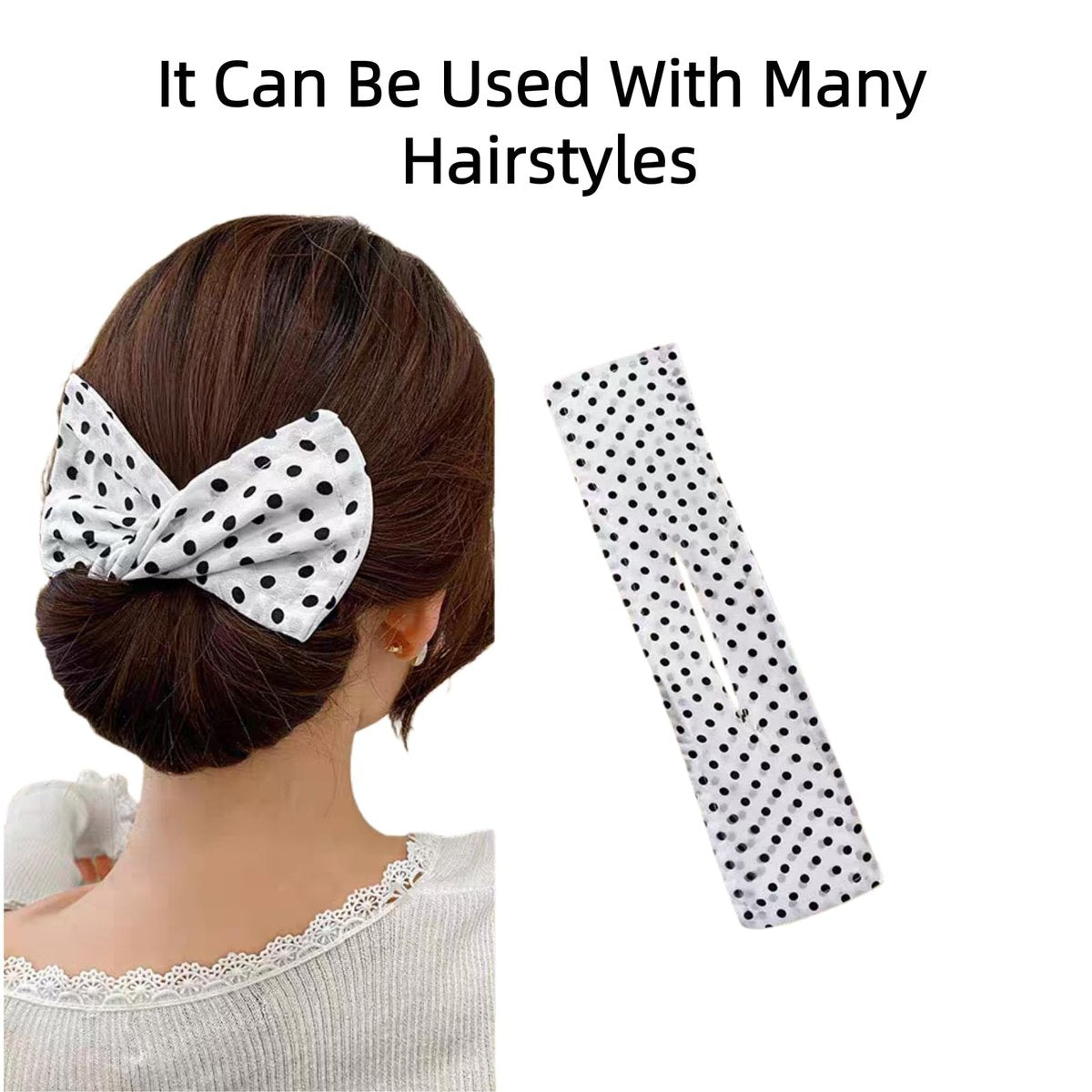 5 Pcs Hair Bun Maker - Twist Bun Clips for Women & Kids, Messy Bun Shaper for Long Thick or Thin Hair - görsel 5