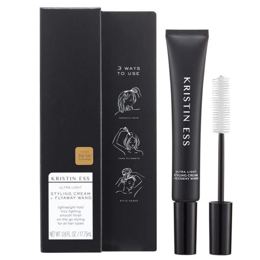 Kristin Ess Styling Cream Taming Wand - Portable Smooth Frizz, Tame Flyaways & Style Edges - Lightweight Hold, Vegan, Color Safe, Silicone Free Avelisse