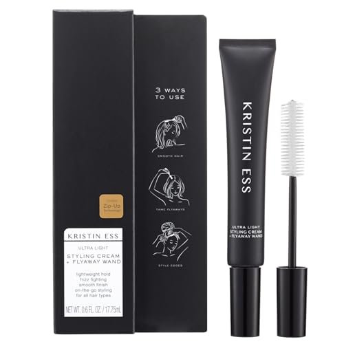 Kristin Ess Styling Cream Taming Wand - Portable Smooth Frizz, Tame Flyaways & Style Edges - Lightweight Hold, Vegan, Color Safe, Silicone Free Avelisse