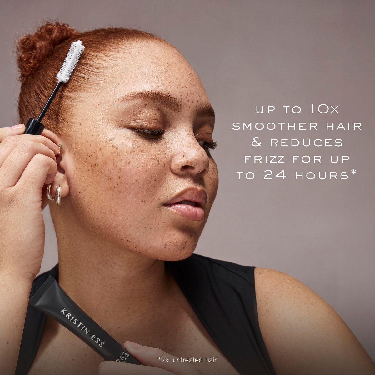 Kristin Ess Styling Cream Taming Wand - Portable Smooth Frizz, Tame Flyaways & Style Edges - Lightweight Hold, Vegan, Color Safe, Silicone Free Avelisse