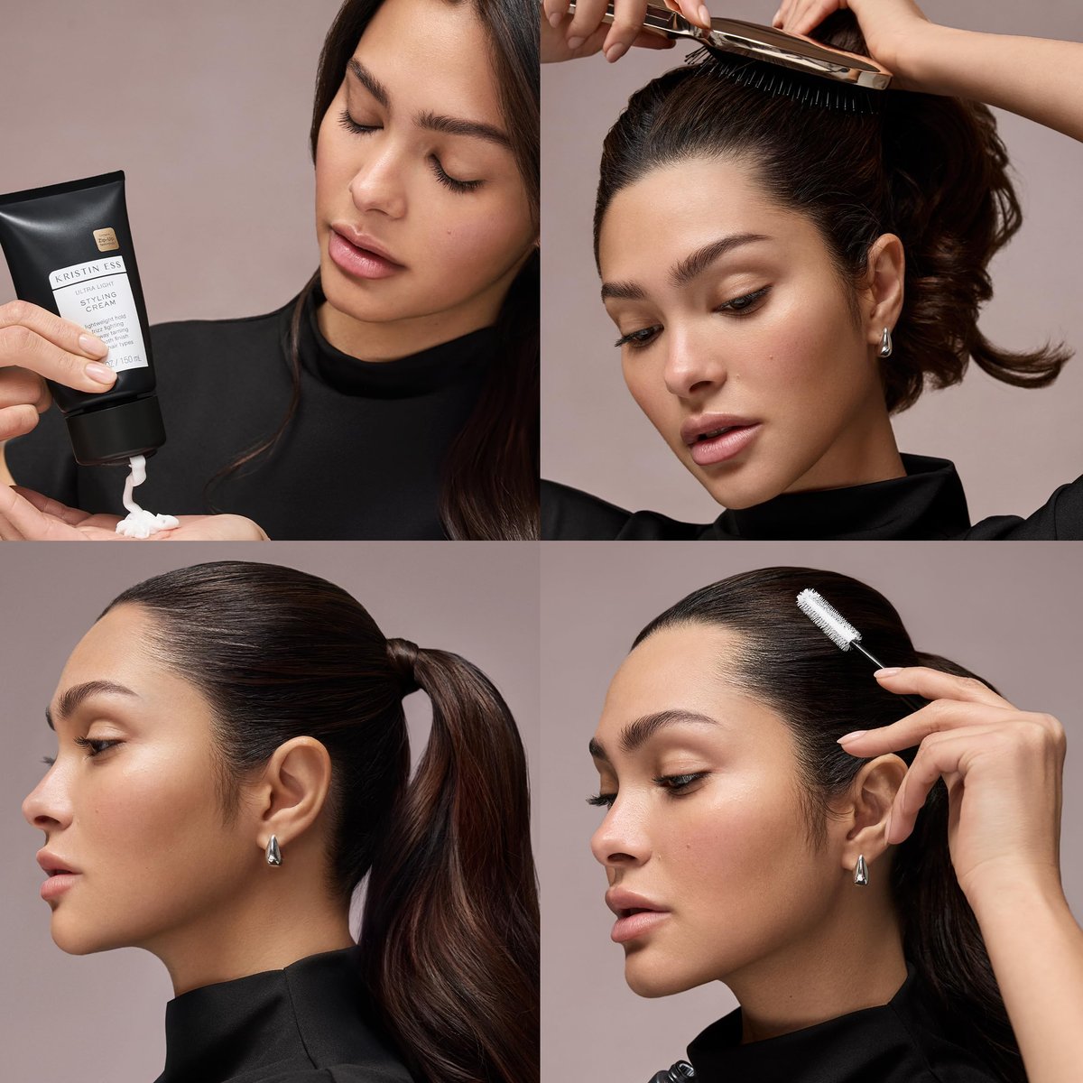Kristin Ess Styling Cream Taming Wand - Portable Smooth Frizz, Tame Flyaways & Style Edges - Lightweight Hold, Vegan, Color Safe, Silicone Free Avelisse