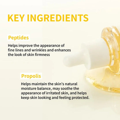 NIDA Peptide Propolis Renewal Serum - Anti-Aging & Pore Care with Peptide Complex, Propolis Extract, Adenosine - 1.69 fl oz (50ml) Avelisse