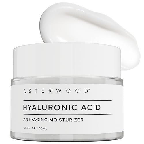 Asterwood Hyaluronic Acid Moisturizer for Face - Hydrating, Lightweight Anti-Aging Moisturizer - Fragrance-Free, Cruelty-Free - 1.7 Fl Oz Avelisse