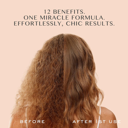Kristin Ess 12-in-1 Leave-In Conditioner & Heat Protectant Spray – Up to 450°F Protection, Blow Dry & Flat Iron Defense, Anti-Frizz Detangler, Color Safe, 5 Fl Oz