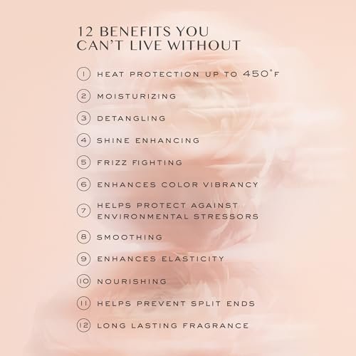 Kristin Ess 12-in-1 Leave-In Conditioner & Heat Protectant Spray – Up to 450°F Protection, Blow Dry & Flat Iron Defense, Anti-Frizz Detangler, Color Safe, 5 Fl Oz - görsel 12