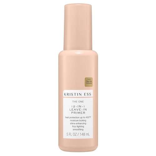 Kristin Ess 12-in-1 Leave-In Conditioner & Heat Protectant Spray – Up to 450°F Protection, Blow Dry & Flat Iron Defense, Anti-Frizz Detangler, Color Safe, 5 Fl Oz - görsel 2
