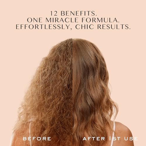 Kristin Ess 12-in-1 Leave-In Conditioner & Heat Protectant Spray – Up to 450°F Protection, Blow Dry & Flat Iron Defense, Anti-Frizz Detangler, Color Safe, 5 Fl Oz - görsel 8
