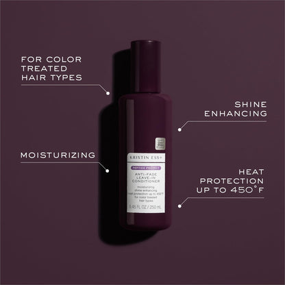 Kristin Ess+ Anti-Fade Moisturizing Leave-in Conditioner with UV Color Shield & Peptides - Lightweight, Anti-Frizz, Heat Protectant - Sulfate & Paraben Free, Vegan, 8.45 fl oz Avelisse