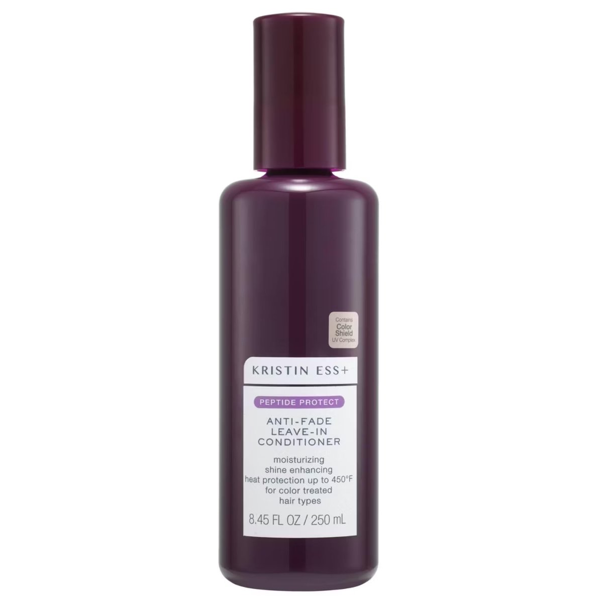 Kristin Ess+ Anti-Fade Moisturizing Leave-in Conditioner with UV Color Shield & Peptides - Lightweight, Anti-Frizz, Heat Protectant - Sulfate & Paraben Free, Vegan, 8.45 fl oz Avelisse