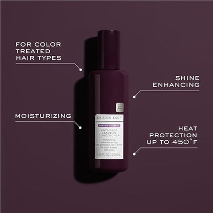 Kristin Ess+ Anti-Fade Moisturizing Leave-in Conditioner with UV Color Shield & Peptides - Lightweight, Anti-Frizz, Heat Protectant - Sulfate & Paraben Free, Vegan, 8.45 fl oz Avelisse