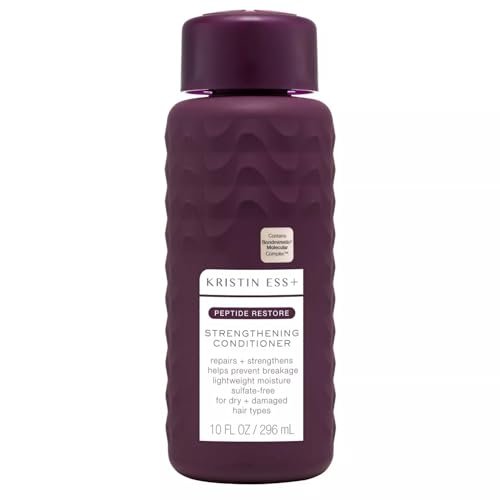 Kristin Ess+ Anti-Fade Moisturizing Conditioner with UV Color Shield & Peptide Technology - Sulfate Free, Paraben Free, Vegan, 10 fl oz Avelisse