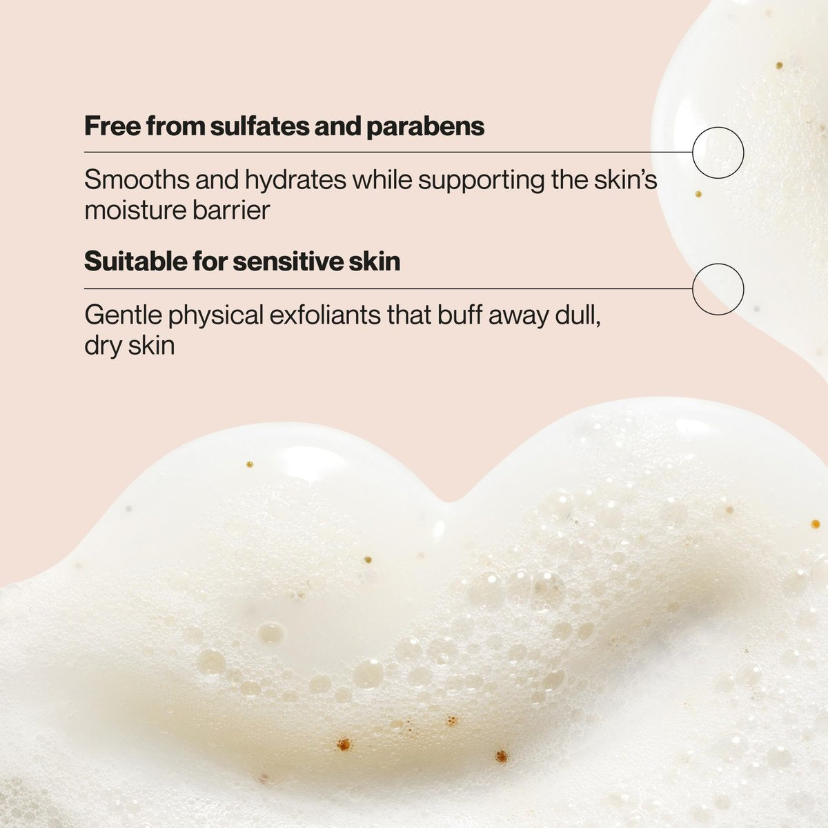 Suave Vanilla Suede Exfoliating Body Wash & Scrub – Sulfate-Free Hydrating Cleanser with Glycerin & Vitamin E, 6 Count (108 Fl Oz Total) Avelisse