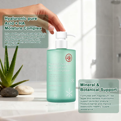 HONAVE HA Hyaluronic Acid Body Serum – Deep Hydration & Silky Smooth, Non-Greasy, Fast-Absorbing, 10 Fl Oz Avelisse
