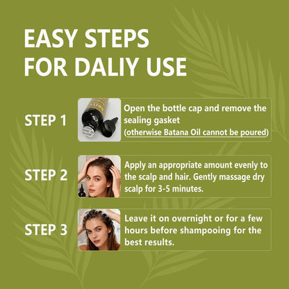 Ariyv Batana Oil for Hair Growth – Natural Batana Oil Prevents Hair Loss, Reduces Breakage, Strengthens Hair, Enhances Thickness for Men & Women (4 Fl Oz) Avelisse