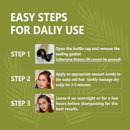 Ariyv Batana Oil for Hair Growth – Natural Batana Oil Prevents Hair Loss, Reduces Breakage, Strengthens Hair, Enhances Thickness for Men & Women (4 Fl Oz) Avelisse