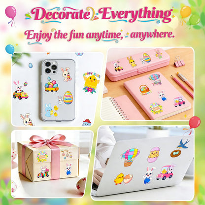 GgXanthyll Easter Temporary Tattoos - 150 PCS Waterproof Non-Candy Party Favors for Kids & Adults Avelisse