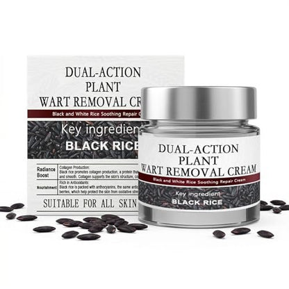 Yocisku Keratin Erase Dual-Action Renewal Cream – Black and White Rice Soothing Repair Cream for Smooth, Refined Skin – Natural Face Moisturizer for All Skin Types (1.69 Fl Oz) Avelisse