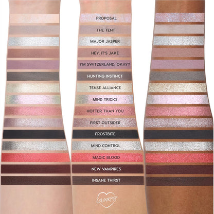 ColourPop x The Twilight Saga Eclipse Eyeshadow Palette - Limited Edition 15 Shade Matte, Metallic & Glitter Eyeshadow with High-Pigment Long-Wearing Formula Avelisse