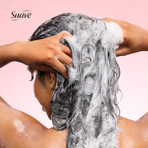 Suave Hydra Gloss Sulfate Free Shampoo with Glycolic Acid & Camellia Flower Oil - Hydrated, Smooth, Glossy Shine, 4 Count, 28 Fl Oz Avelisse