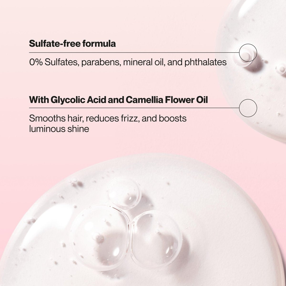 Suave Hydra Gloss Sulfate Free Shampoo with Glycolic Acid & Camellia Flower Oil - Hydrated, Smooth, Glossy Shine, 4 Count, 28 Fl Oz Avelisse