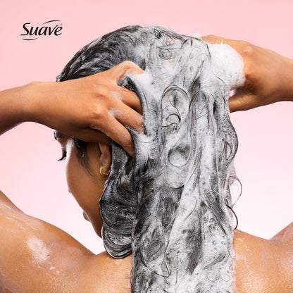 Suave Hydra Gloss Sulfate Free Shampoo with Glycolic Acid & Camellia Flower Oil - Hydrated, Smooth, Glossy Shine, 4 Count, 28 Fl Oz Avelisse