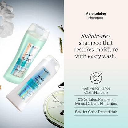Suave Moisture Repair Shampoo, Sulfate-Free, Restores Moisture, Safe for Color Treated Hair, 12.6 oz Avelisse