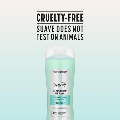 Suave Moisture Repair Shampoo, Sulfate-Free, Restores Moisture, Safe for Color Treated Hair, 12.6 oz Avelisse