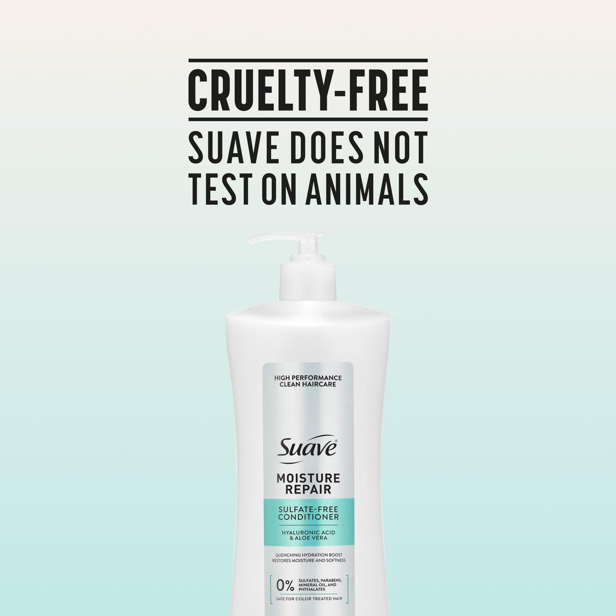 Suave Moisture Repair Sulfate-Free Conditioner with Hyaluronic Acid & Aloe Vera – Hydrates & Restores Dry, Damaged Hair – 4 Count (28 Fl Oz Each) Avelisse