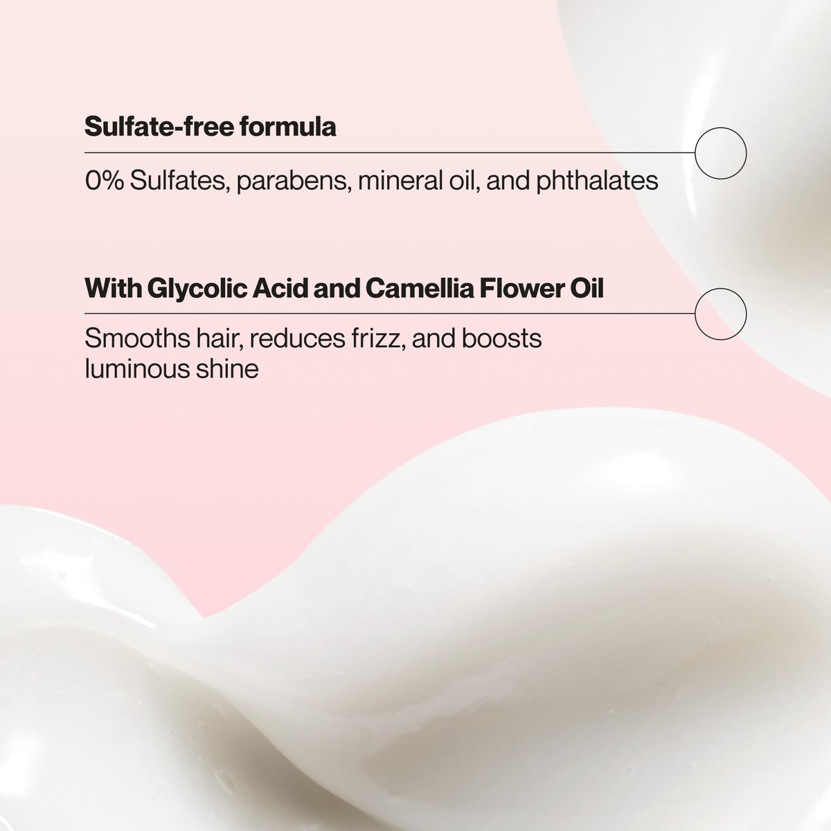 Suave Hydra Gloss Sulfate Free Conditioner with Glycolic Acid & Camellia Flower Oil - Hydrated, Smooth, Glossy Shine, 28 Fl Oz (Pack of 4) Avelisse