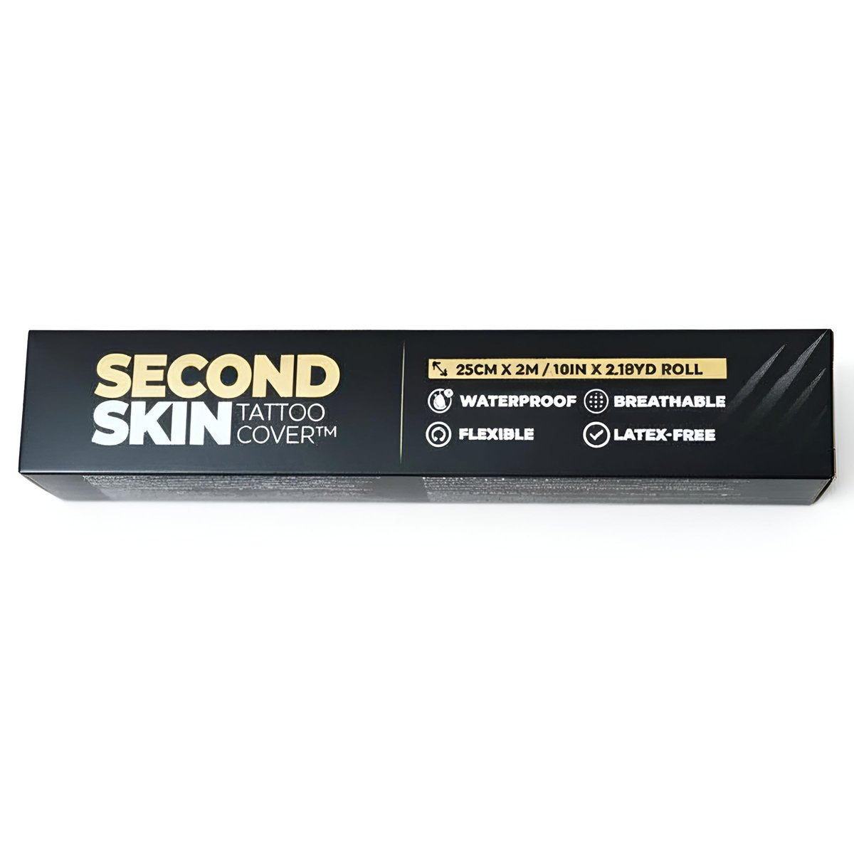 2.18 yd Second Skin Tattoo Cover Roll – 10 in x 2.18 yd Tattoo Bandage Film, Clear Waterproof Wrap for New Tattoos, Adhesive Aftercare Cover with Matte Surface Avelisse