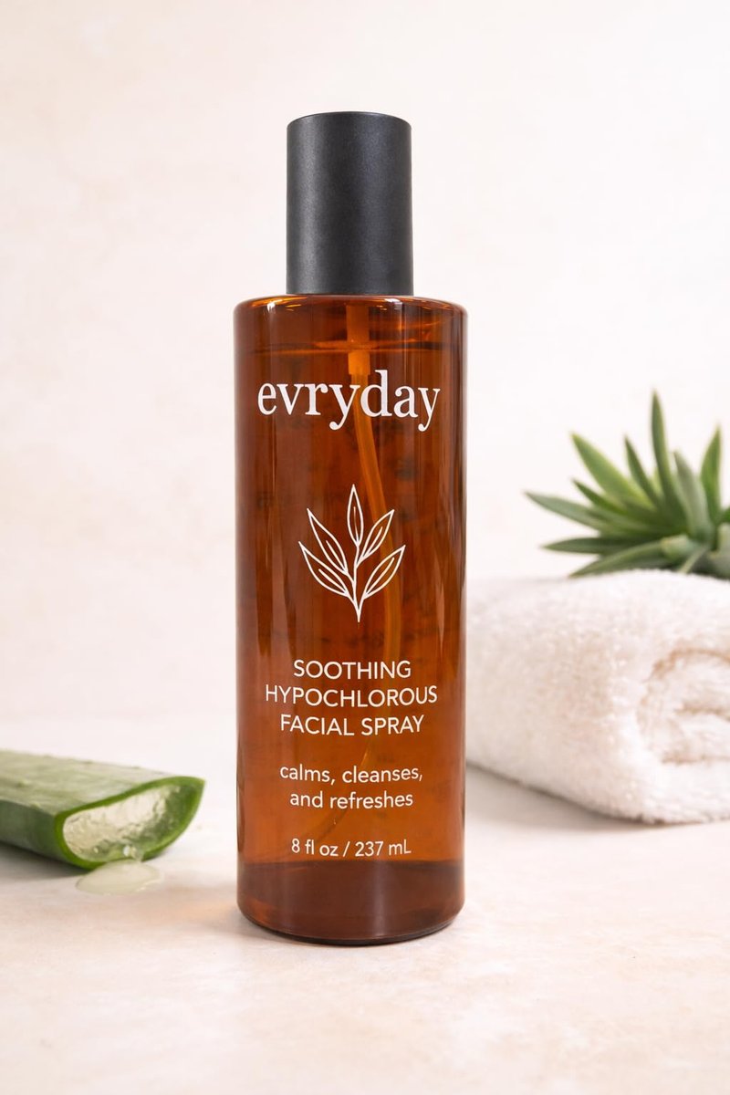 evryday™ Hypochlorous Acid Spray for Face and Body 8oz | Gentle Facial Hydration Mist for Sensitive, Irritated and Acne-Prone Complexions | pH-Balanced Daily Toner & Piercing Care Support - görsel 15