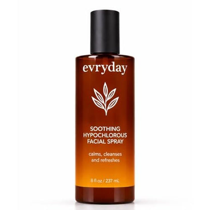 evryday™ Hypochlorous Acid Spray for Face and Body 8oz | Gentle Facial Hydration Mist for Sensitive, Irritated and Acne-Prone Complexions | pH-Balanced Daily Toner & Piercing Care Support