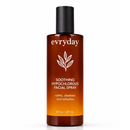 evryday™ Hypochlorous Acid Spray for Face and Body 8oz | Gentle Facial Hydration Mist for Sensitive, Irritated and Acne-Prone Complexions | pH-Balanced Daily Toner & Piercing Care Support