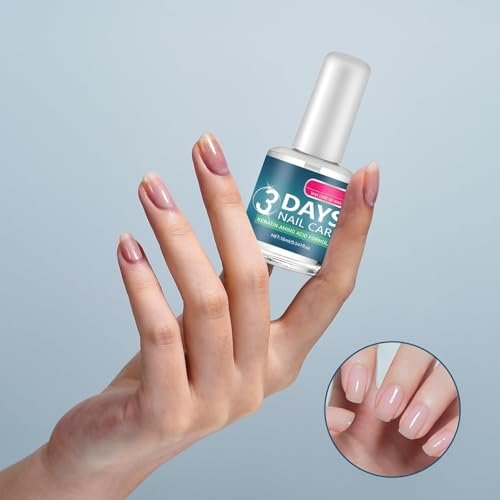 Keratin Amino Acid Nail Care Treatment - Strengthening & Hydrating Serum for Dry, Weak & Fragile Nails - 16ml (2-Pack) - görsel 6