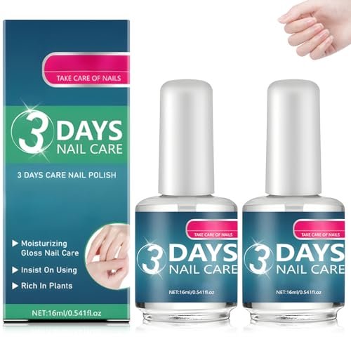 Keratin Amino Acid Nail Care Treatment - Strengthening & Hydrating Serum for Dry, Weak & Fragile Nails - 16ml (2-Pack) - görsel 2