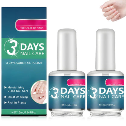 Keratin Amino Acid Nail Care Treatment - Strengthening & Hydrating Serum for Dry, Weak & Fragile Nails - 16ml (2-Pack)