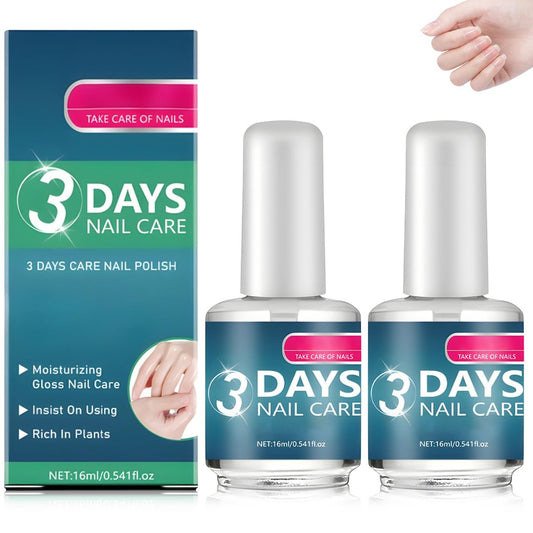 Keratin Amino Acid Nail Care Treatment - Strengthening & Hydrating Serum for Dry, Weak & Fragile Nails - 16ml (2-Pack)