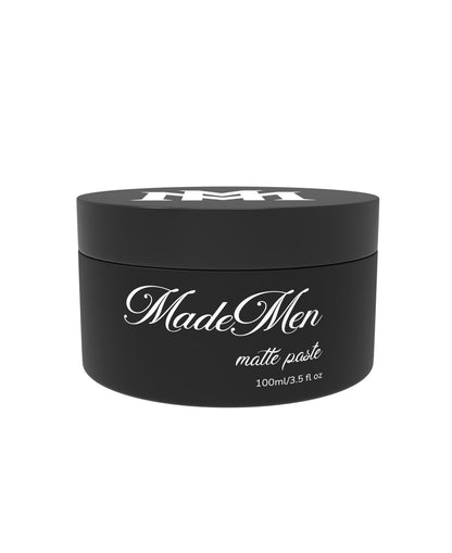 MADEMEN Matte Paste 3.5oz - Natural Texture Paste for Hair, Non-Stiff & Easy Restyling, Coconut & Sandalwood Scent