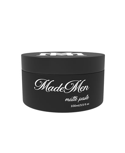 MADEMEN Matte Paste 3.5oz - Natural Texture Paste for Hair, Non-Stiff & Easy Restyling, Coconut & Sandalwood Scent - görsel 2