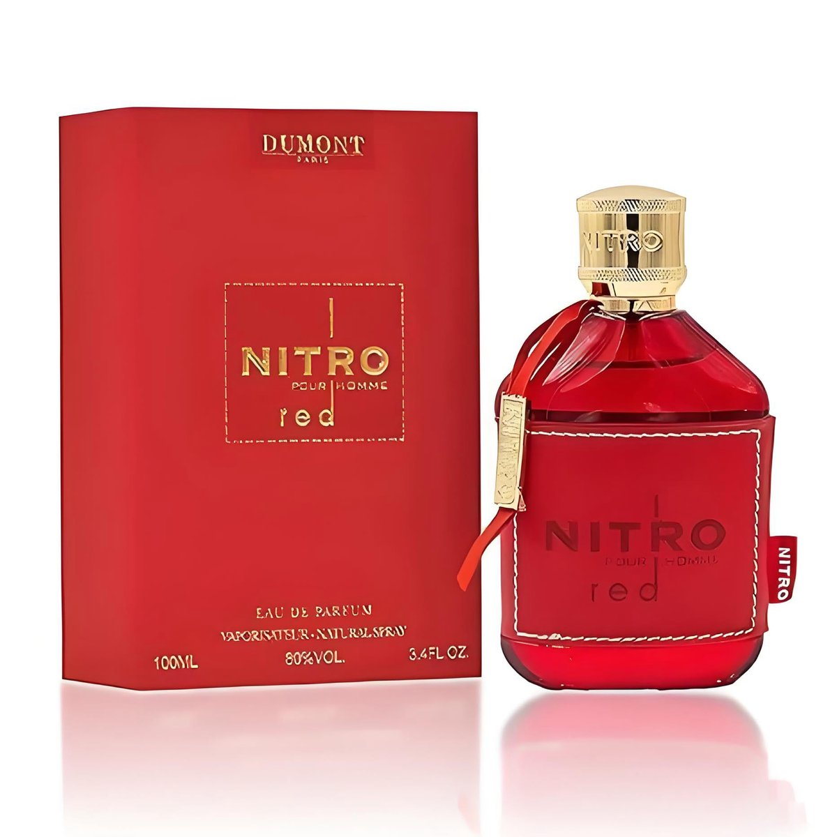 ocpcrn NITRO RED Eau de Parfum for Men - 3.4 oz Luxury Fragrance with Fruity, Woody, Floral & Masculine Notes - Long Lasting Cologne Mist & Body Spray Avelisse