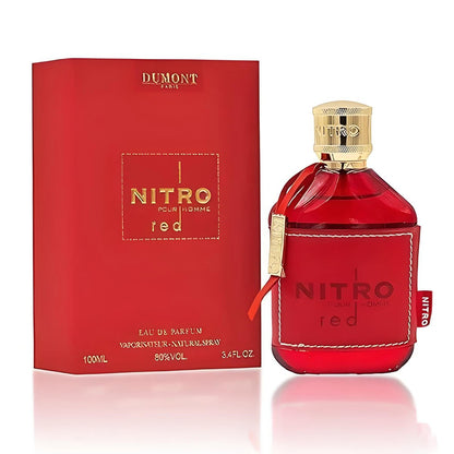 ocpcrn NITRO RED Eau de Parfum for Men - 3.4 oz Luxury Fragrance with Fruity, Woody, Floral & Masculine Notes - Long Lasting Cologne Mist & Body Spray Avelisse