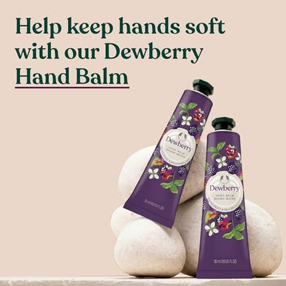 The Body Shop Dewberry Hand Balm – 96hr Nourishing Moisture for Dry Cracked Hands, with Shea Butter, Non-Greasy, Vegan, 30 ml Avelisse