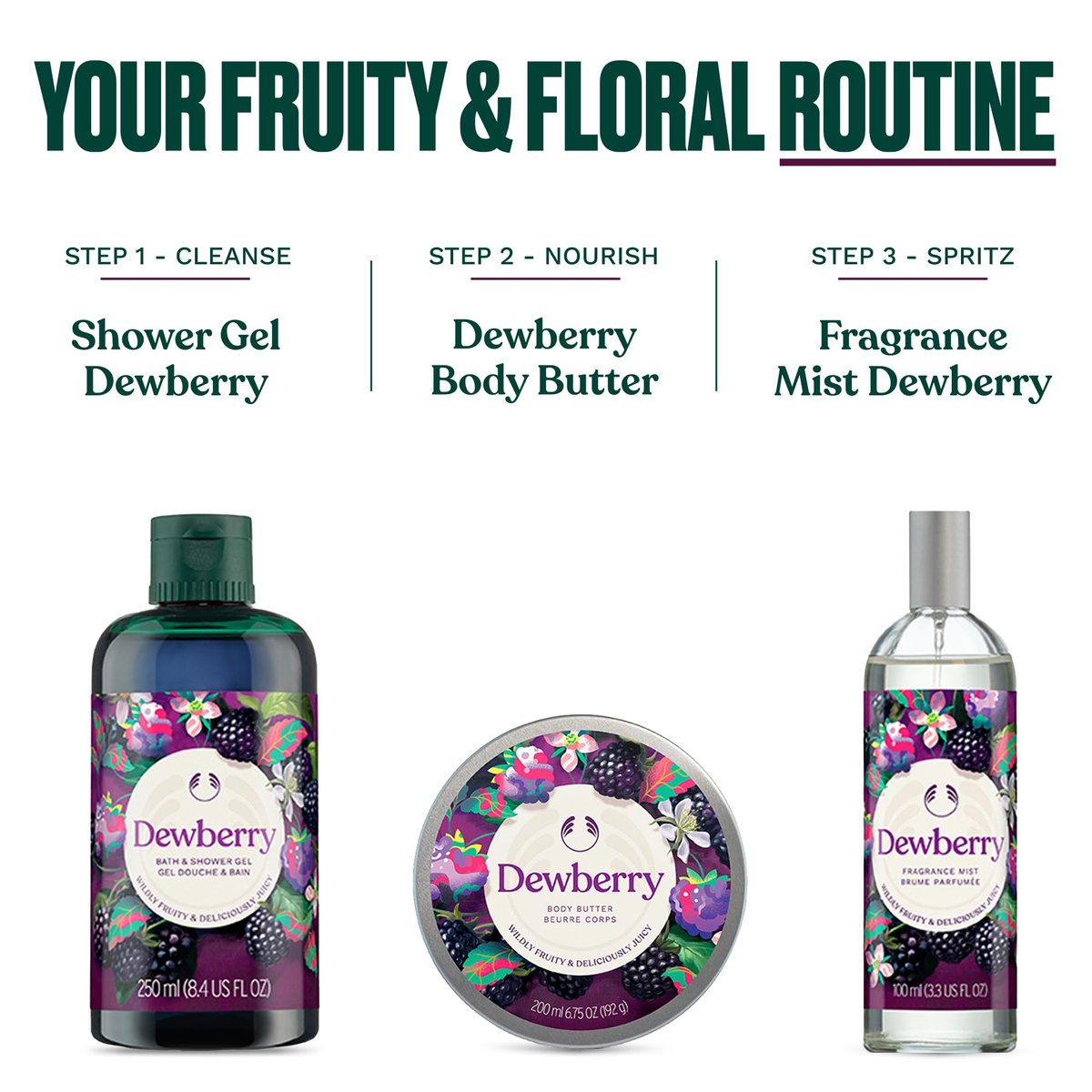 The Body Shop Dewberry Hand Balm – 96hr Nourishing Moisture for Dry Cracked Hands, with Shea Butter, Non-Greasy, Vegan, 30 ml Avelisse