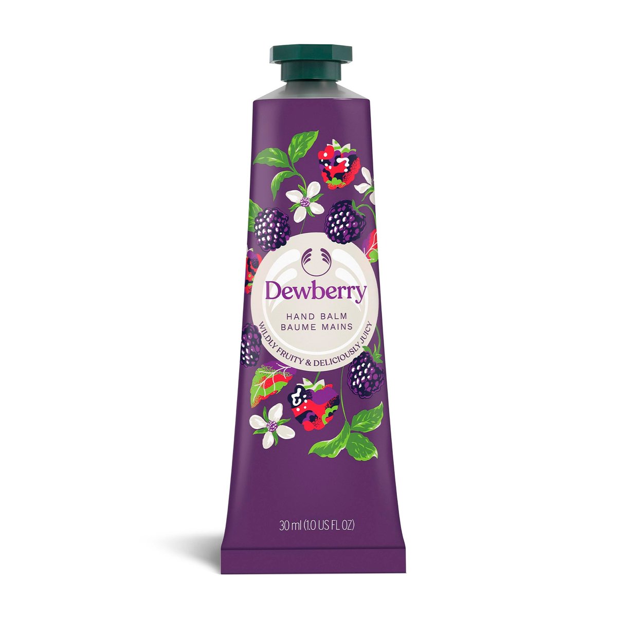 The Body Shop Dewberry Hand Balm – 96hr Nourishing Moisture for Dry Cracked Hands, with Shea Butter, Non-Greasy, Vegan, 30 ml Avelisse