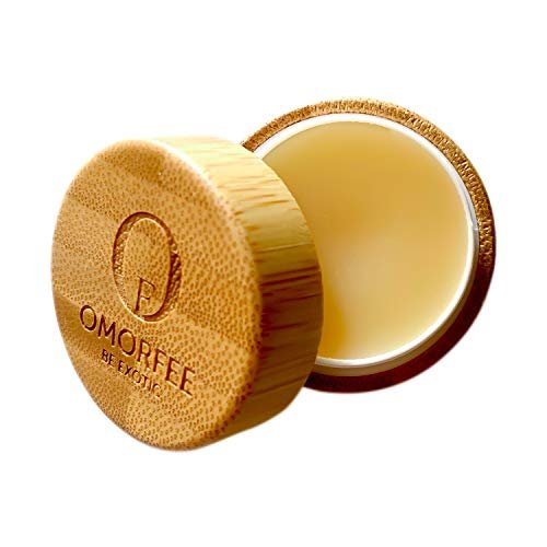 Omorfee Lip Lightening Salve - Natural Lip Balm for Dark Lips with SPF Protection, Cocoa Butter, Carrot Seed Oil & Pineapple Extract (0.35 oz) Avelisse