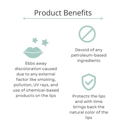 Omorfee Lip Lightening Salve - Natural Lip Balm for Dark Lips with SPF Protection, Cocoa Butter, Carrot Seed Oil & Pineapple Extract (0.35 oz) Avelisse