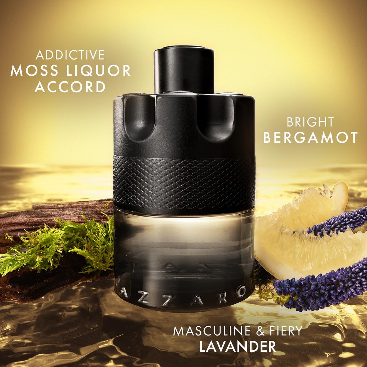 Azzaro The Most Wanted Men's Cologne Discovery Set – 3-Piece Fragrance Bundle (Eau de Parfum Intense, Eau de Toilette, Forever Wanted Elixir) Avelisse