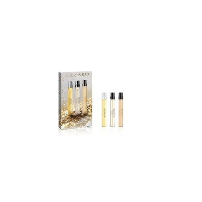Azzaro The Most Wanted Men's Cologne Discovery Set – 3-Piece Fragrance Bundle (Eau de Parfum Intense, Eau de Toilette, Forever Wanted Elixir) Avelisse