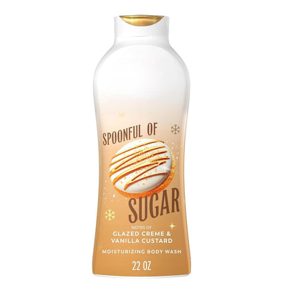 Moisturizing Body Wash - Spoonful of Sugar Scent - Hydrating Shower Gel with Creamy Lather - Gentle Cleansing for Soft Smooth Skin - 22 Fl Oz